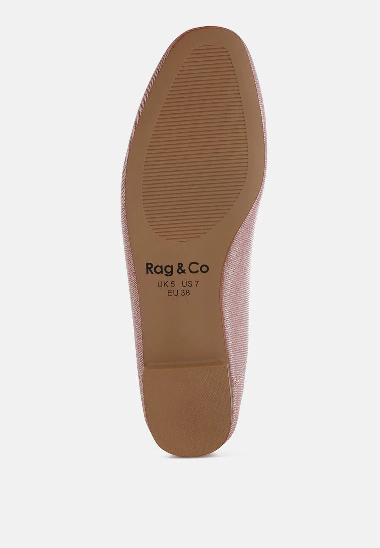 Agshin Metallic Ballet Flats - Image 10