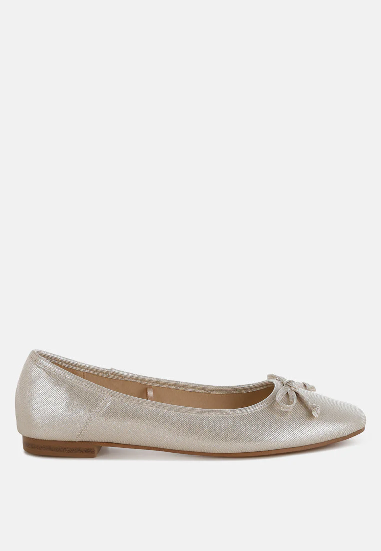 Agshin Metallic Ballet Flats - Image 11