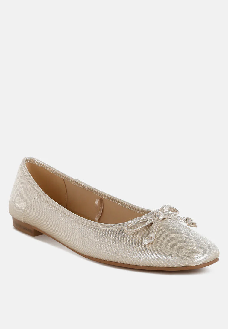 Agshin Metallic Ballet Flats - Image 12
