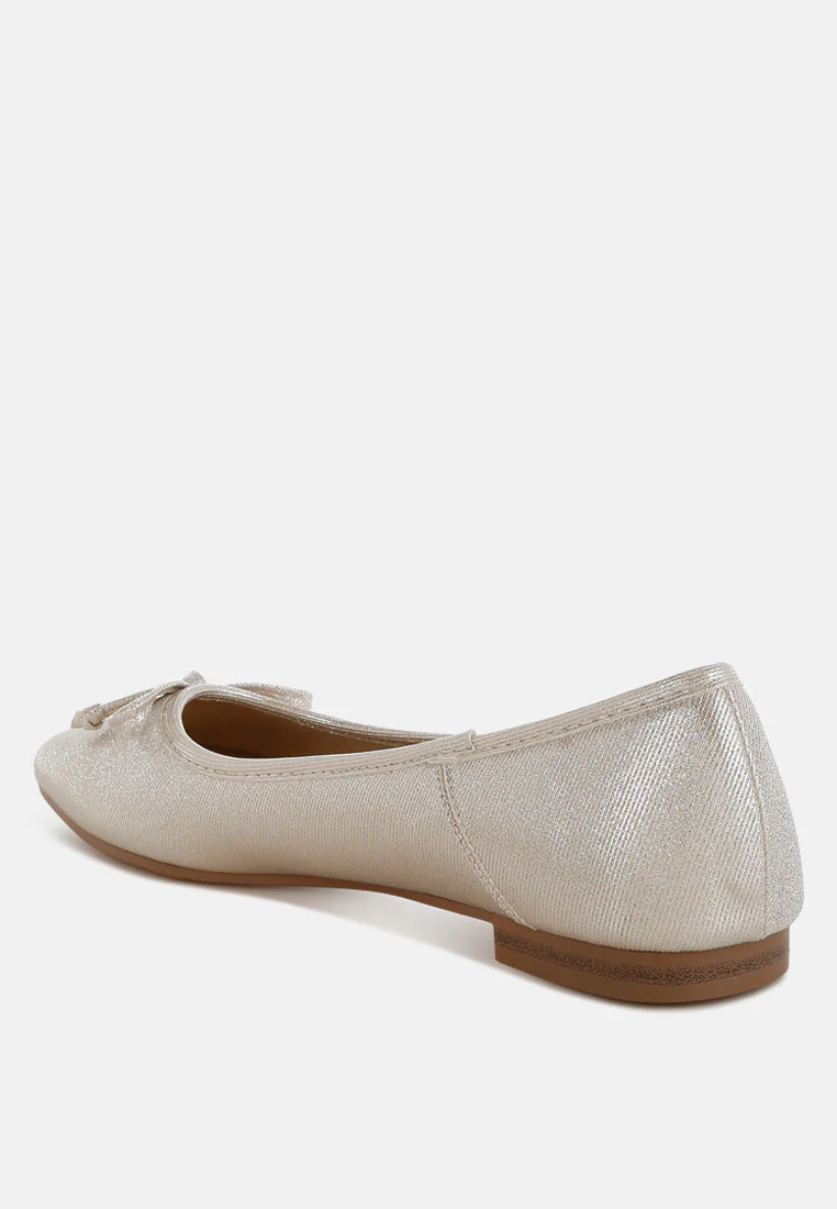 Agshin Metallic Ballet Flats - Image 13