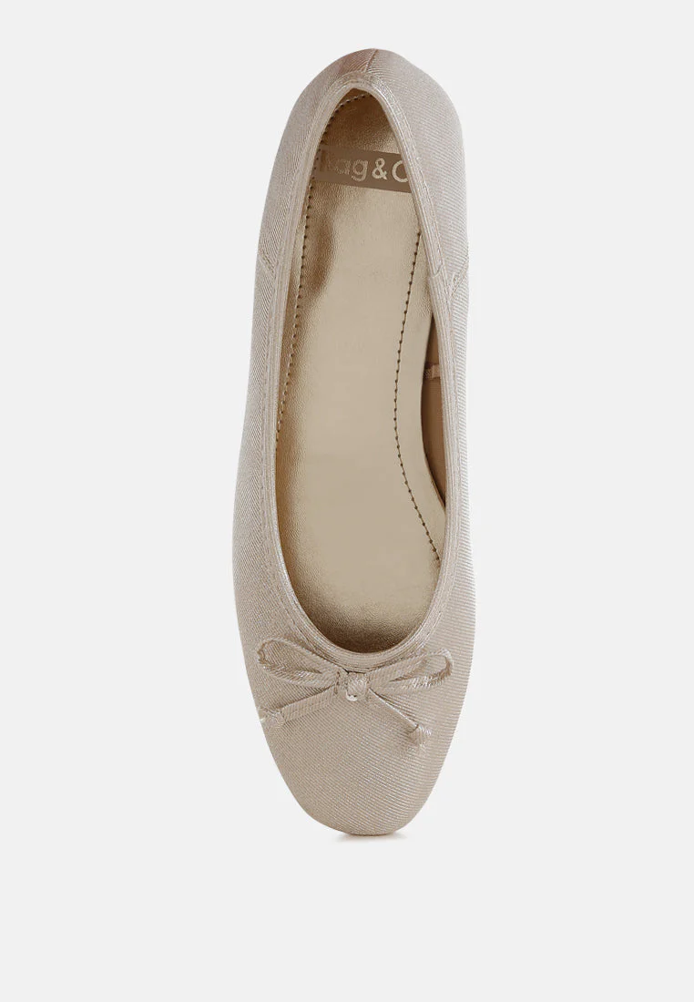 Agshin Metallic Ballet Flats - Image 14