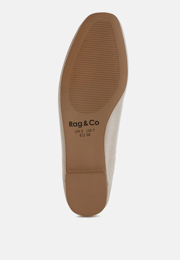 Agshin Metallic Ballet Flats - Image 15