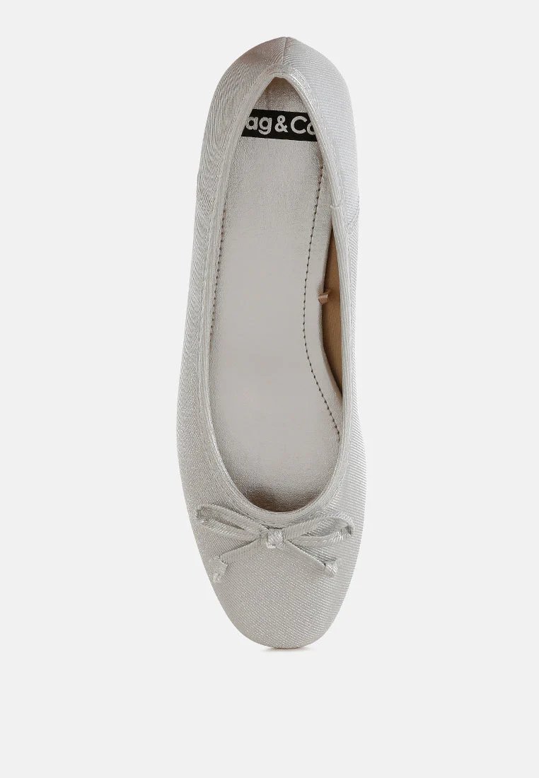 Agshin Metallic Ballet Flats - Image 4