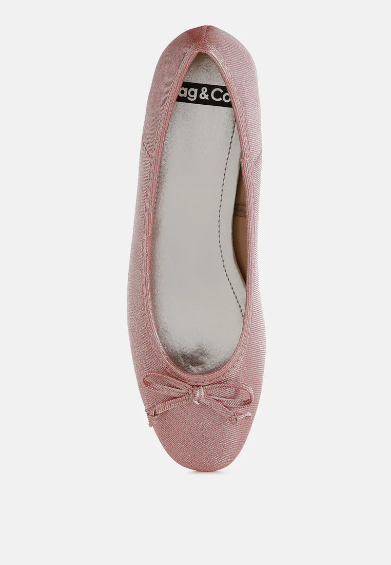 Agshin Metallic Ballet Flats - Image 9