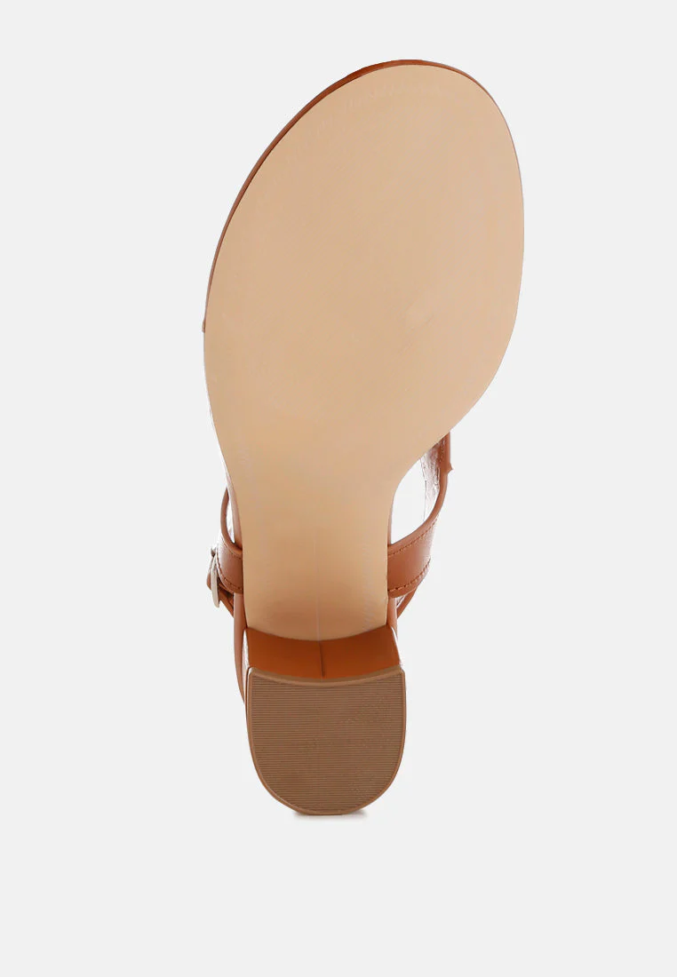 Ann Real Leather Thong Toe Sandals - Image 10