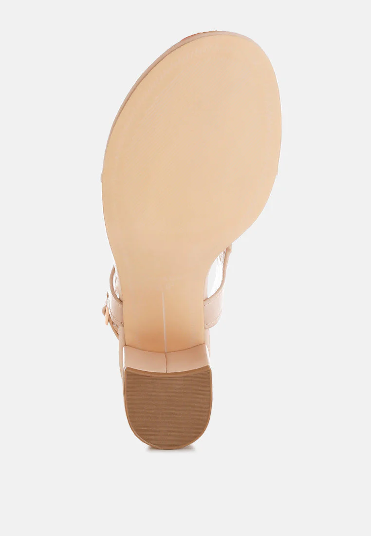 Ann Real Leather Thong Toe Sandals - Image 5