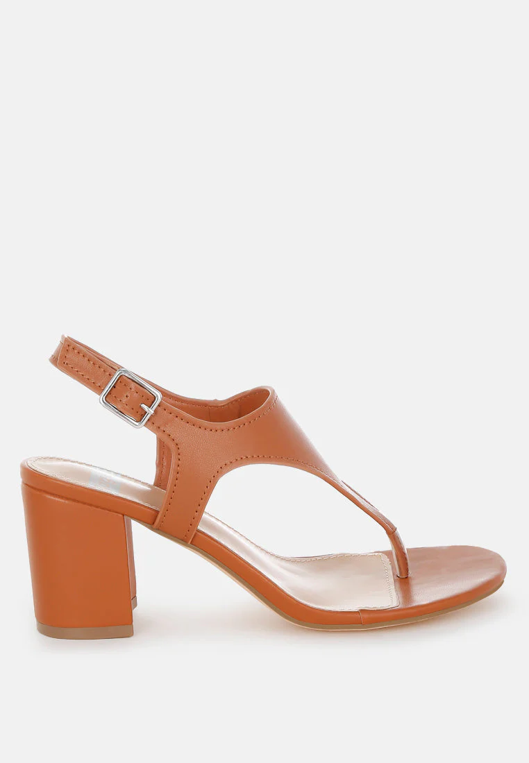Ann Real Leather Thong Toe Sandals - Image 6