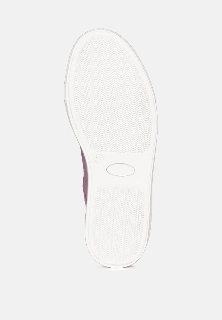 ASHFORD Pink Fine Suede Handcrafted Sneakers - Image 7