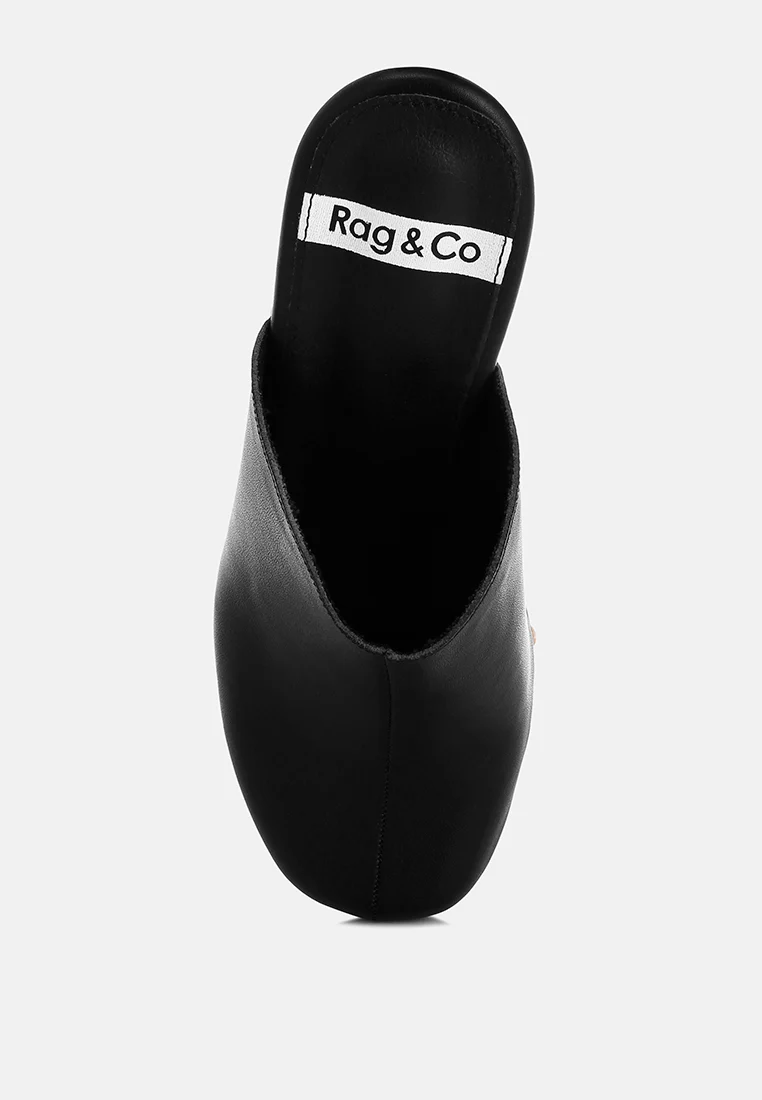 Benji Recycled Leather Clogs - Image 25