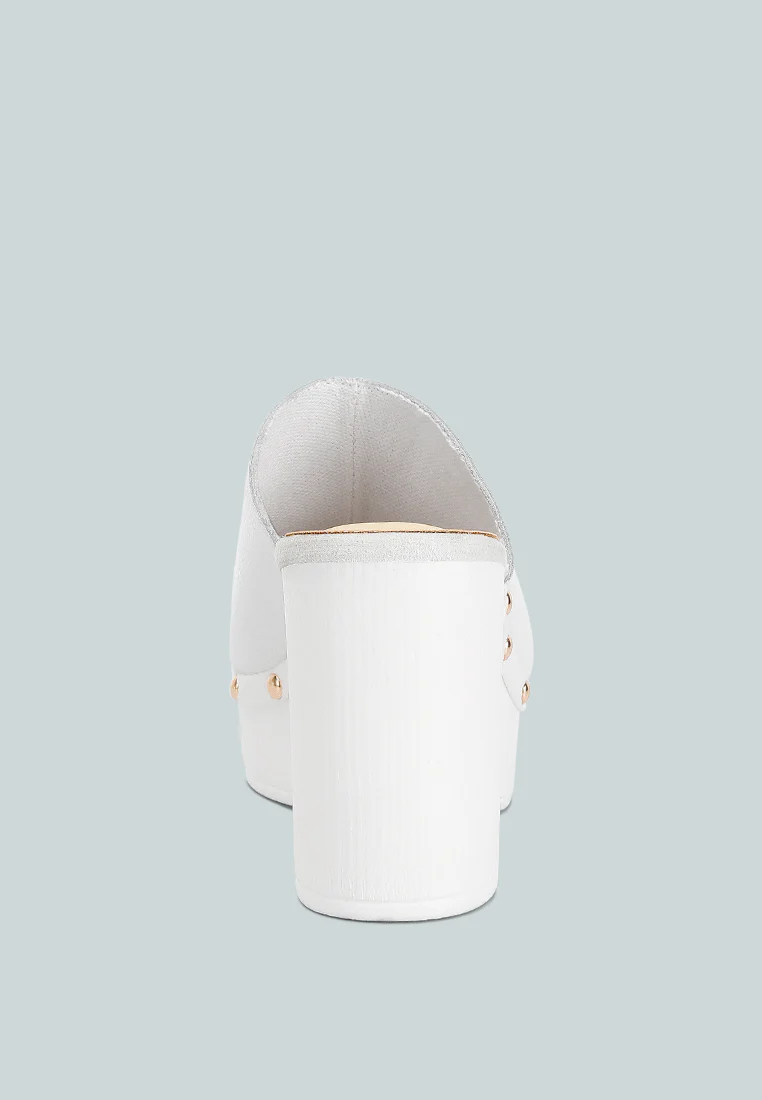 Benji Recycled Leather Clogs - Image 6