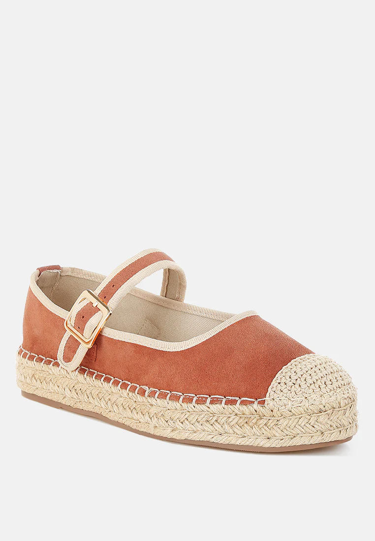 Bolean Soft Suede Leather Mary Jane Espadrilles - Image 2