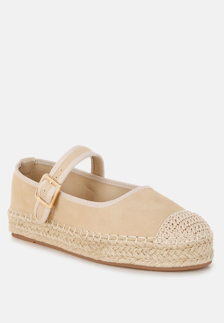 Bolean Soft Suede Leather Mary Jane Espadrilles - Image 7