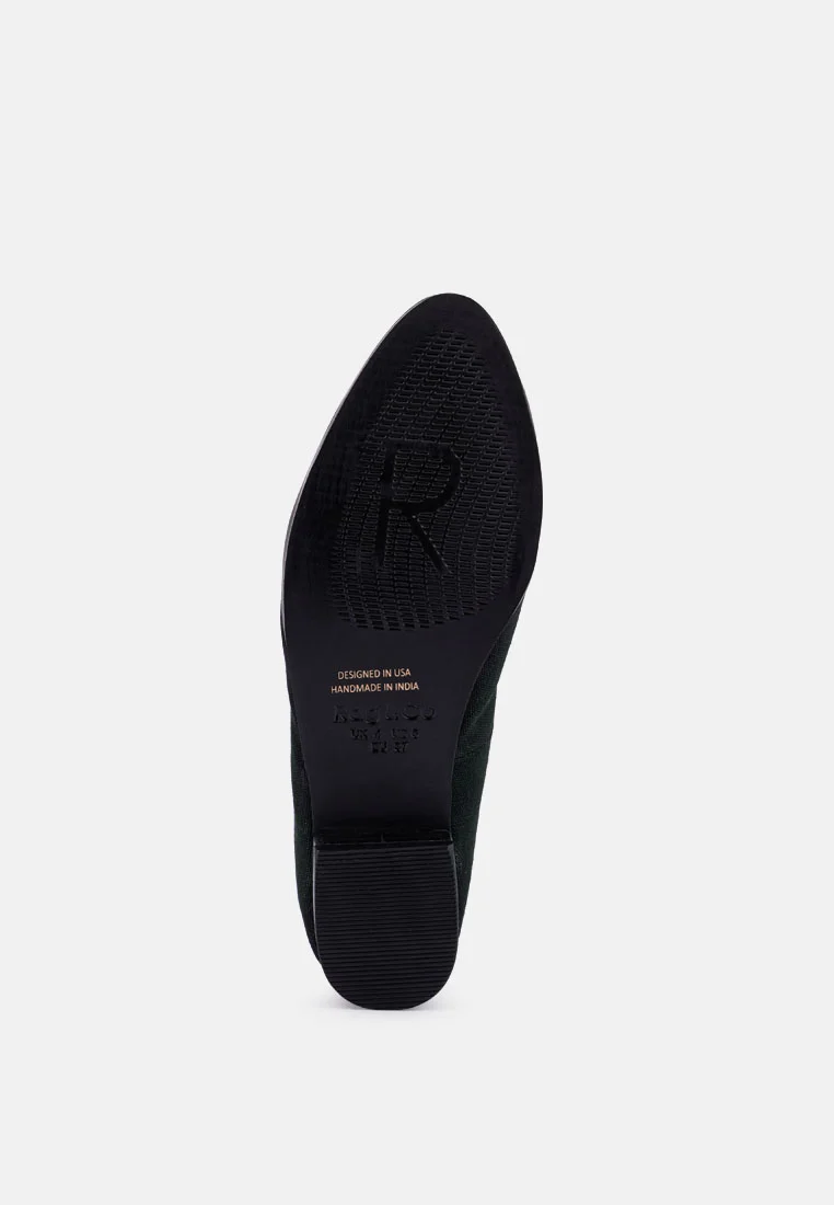 BOUGIE Black Organic Canvas Loafers - Image 7