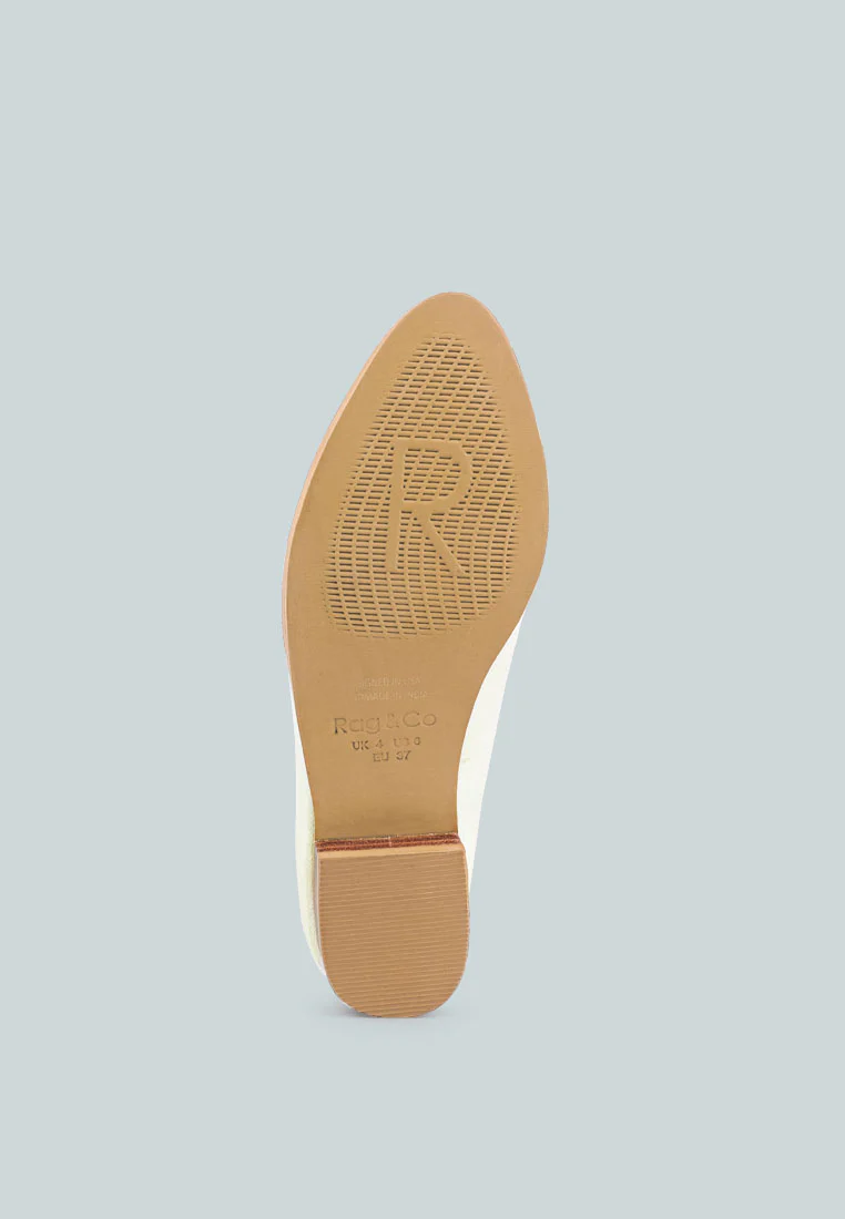BOUGIE White Organic Canvas Loafers - Image 7