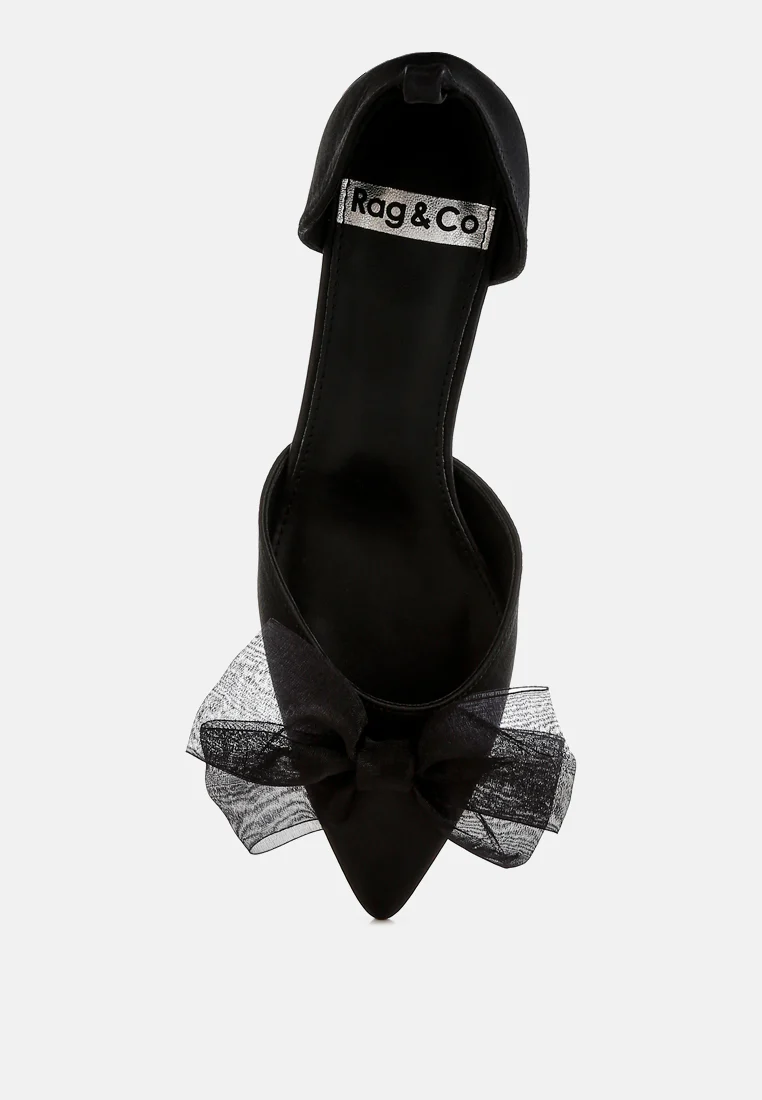 Cadell Bow Detail Satin Sandals - Image 22