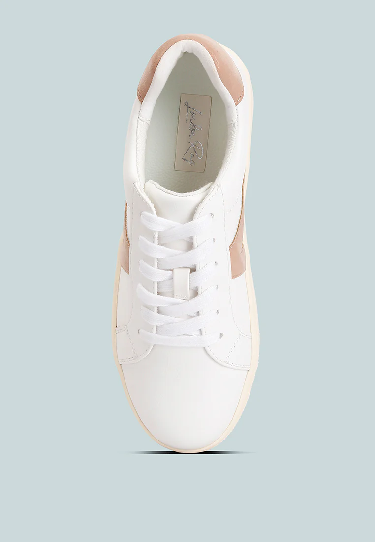 Cecile Panelling Detail Casual Sneakers - Image 10