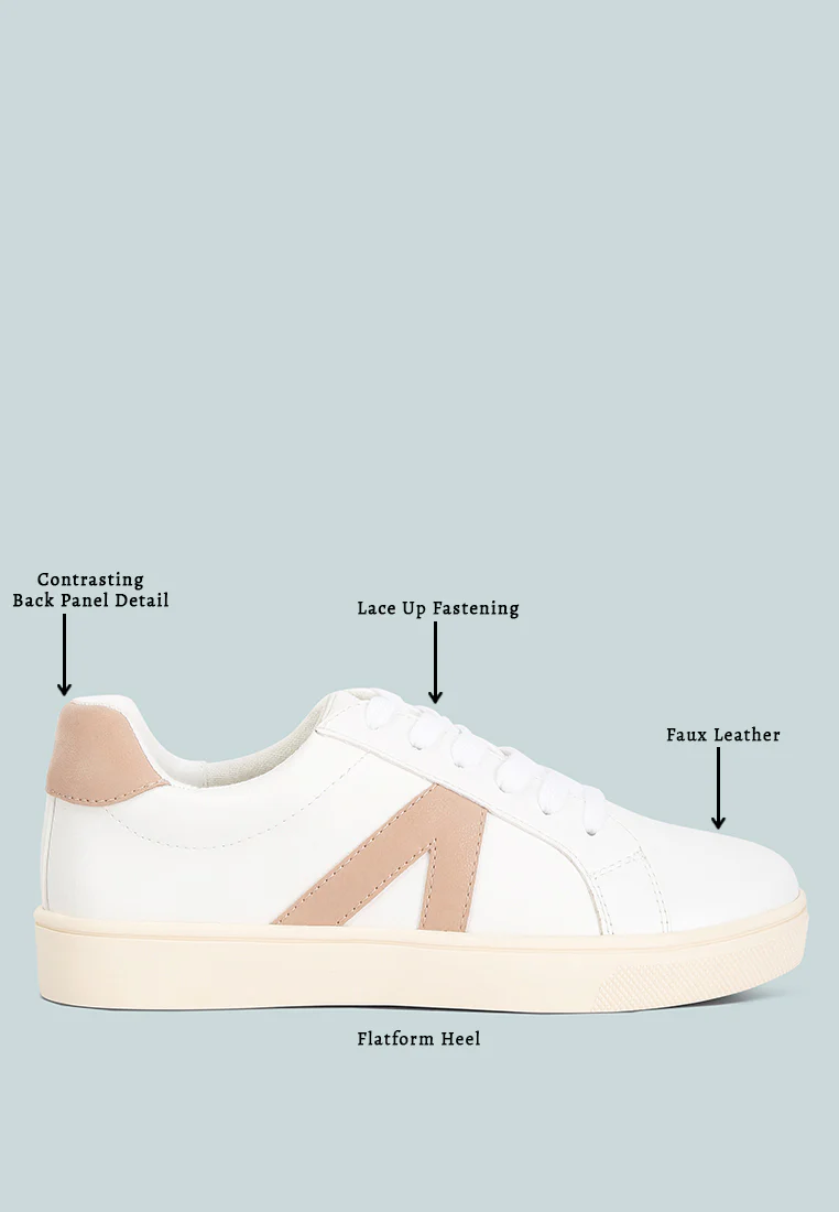 Cecile Panelling Detail Casual Sneakers - Image 12