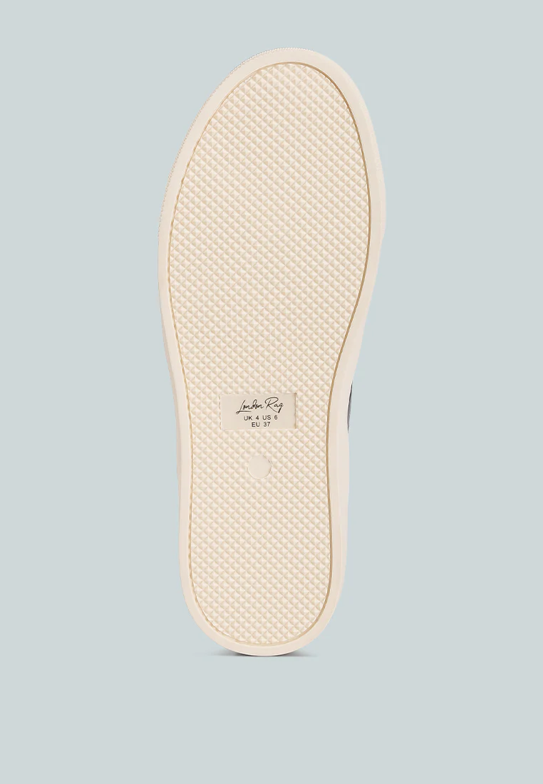 Cecile Panelling Detail Casual Sneakers - Image 5
