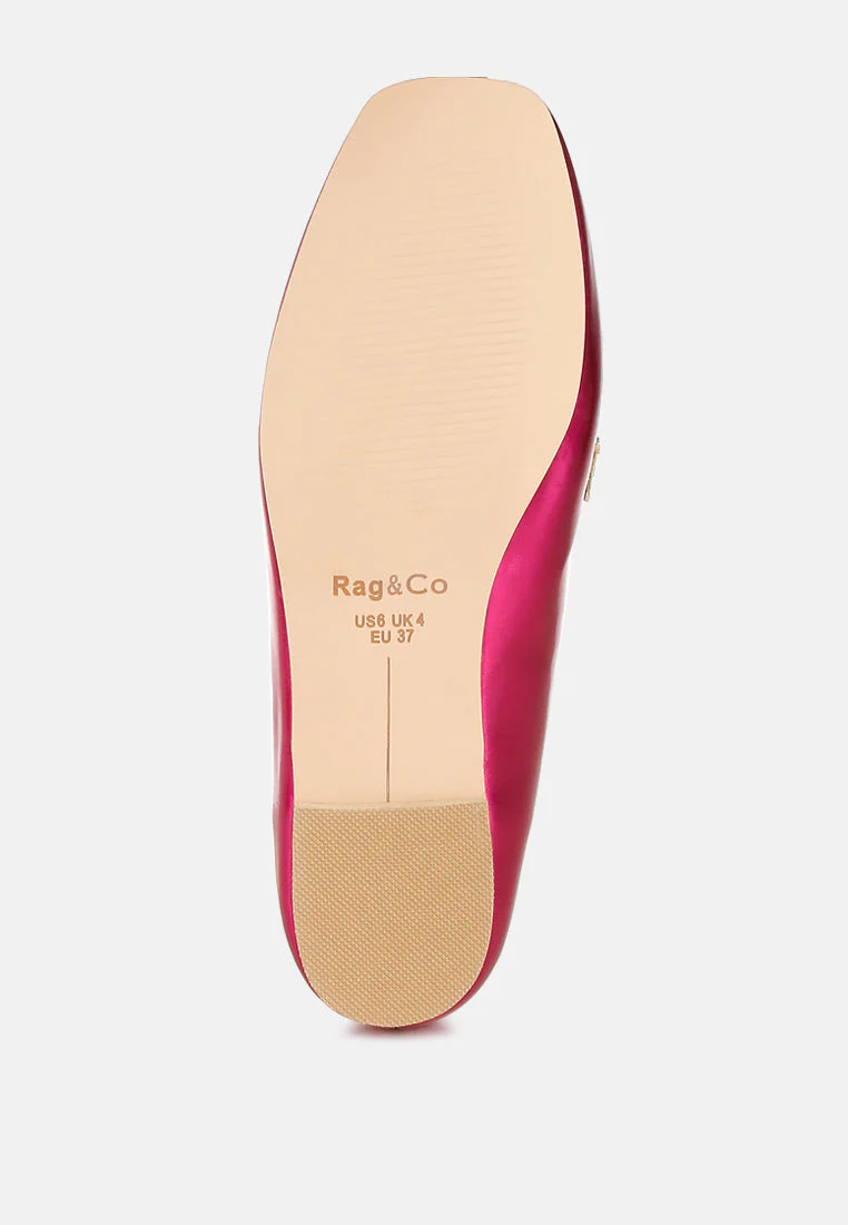Celosia Metallic Diamante Strap Loafers - Image 11