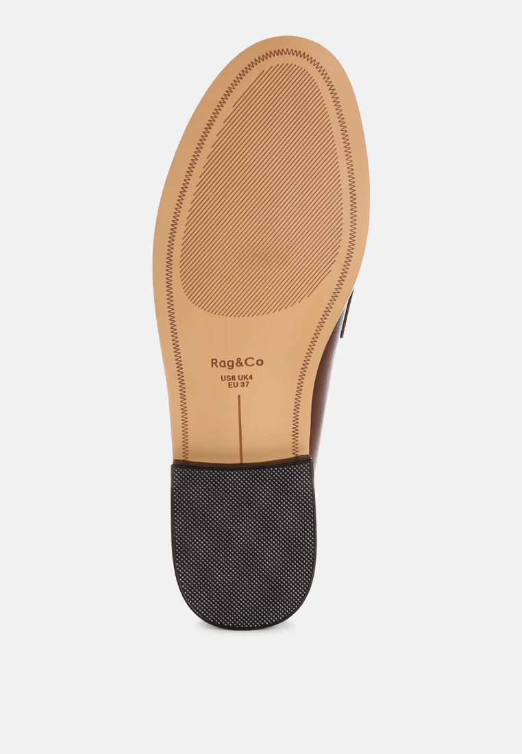 Clotilda Perforated Low Heel Loafers - Image 18