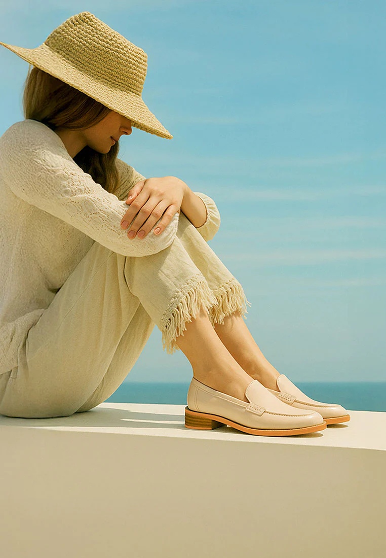 Corleone Pleather Stacked Heel Loafers - Image 7