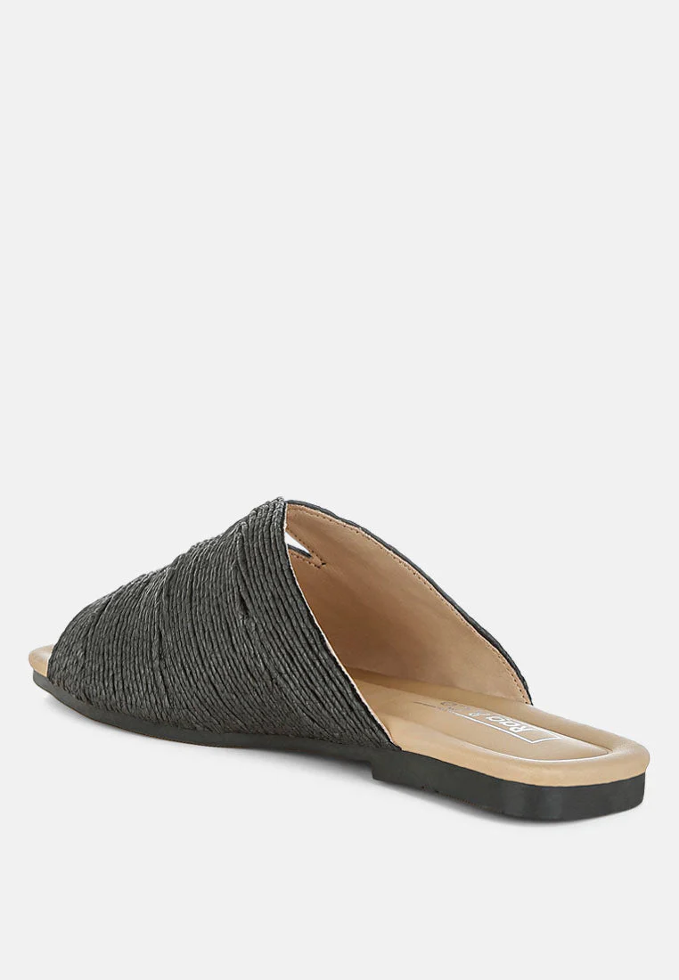 Daisy Doe Raffia Square Toe Flats - Image 20