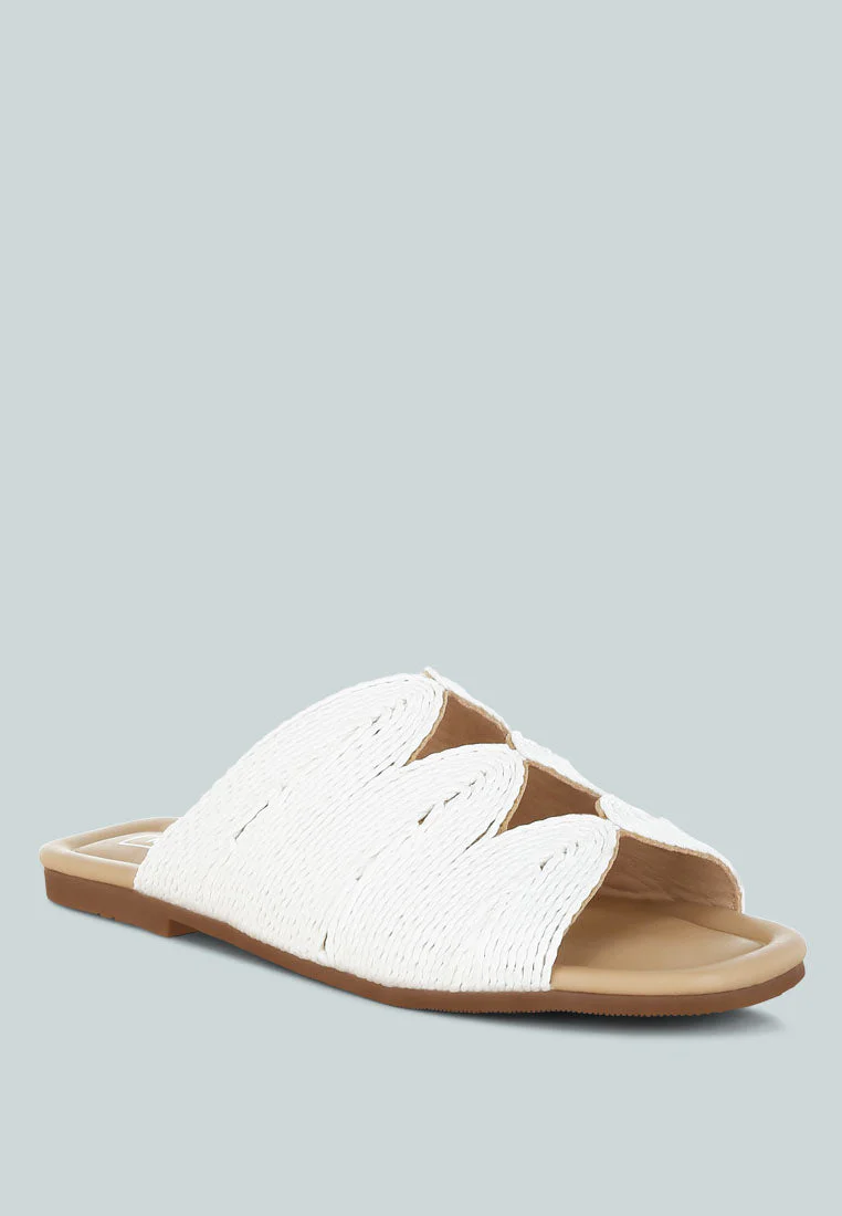 Daisy Doe Raffia Square Toe Flats - Image 7