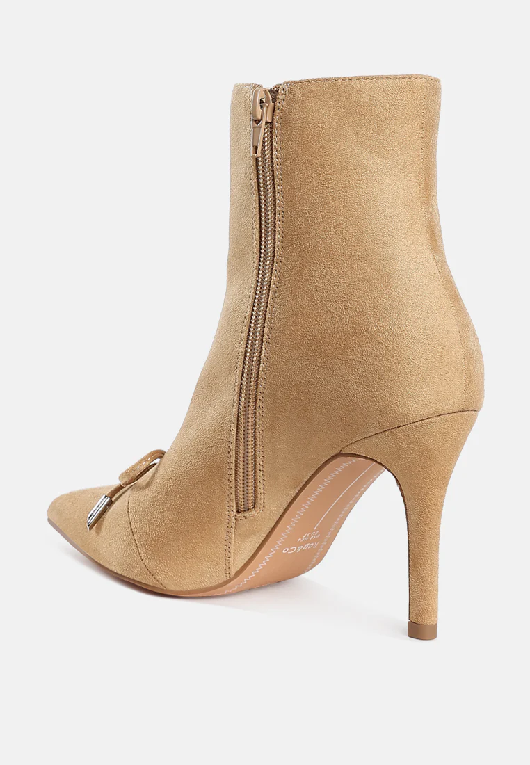 Dapers Bow Detail Ankle Boots - Image 3