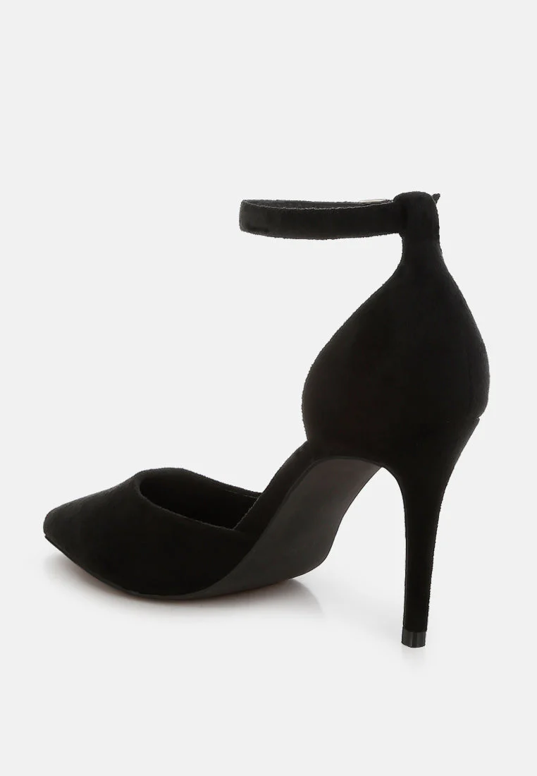 Dolona Microfiber Stiletto Heel Sandals - Image 3