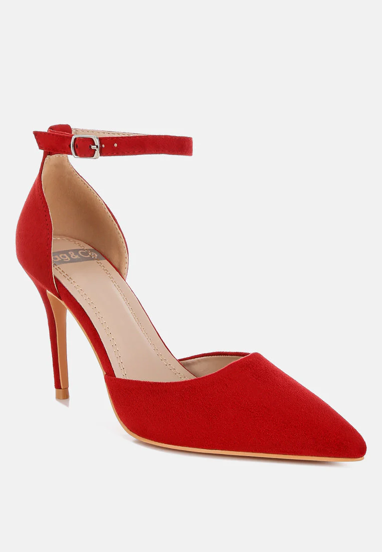 Dolona Microfiber Stiletto Heel Sandals - Image 7