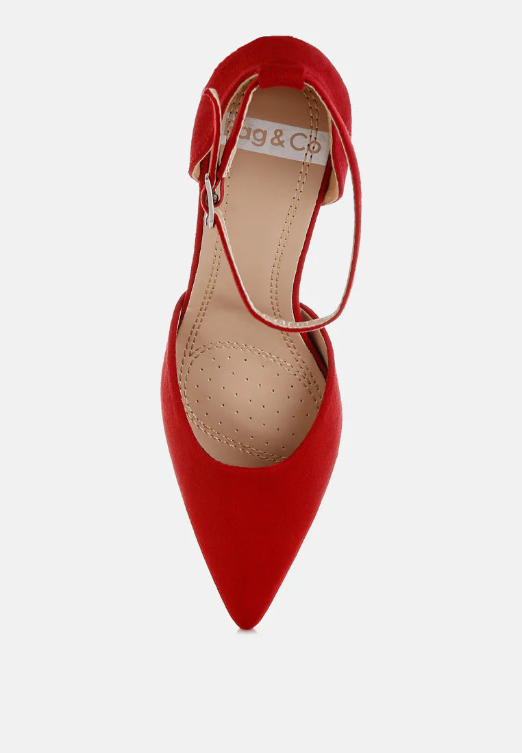 Dolona Microfiber Stiletto Heel Sandals - Image 9