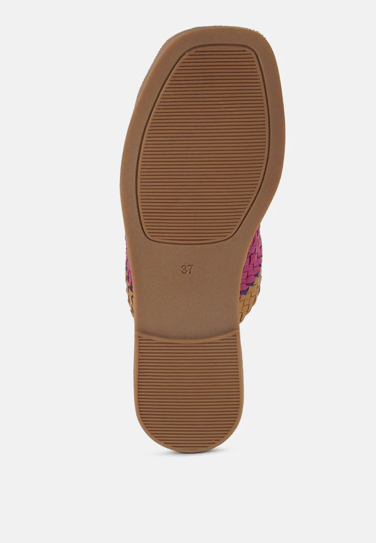 Eirata Braided Real Leather Slip-On Flats - Image 6