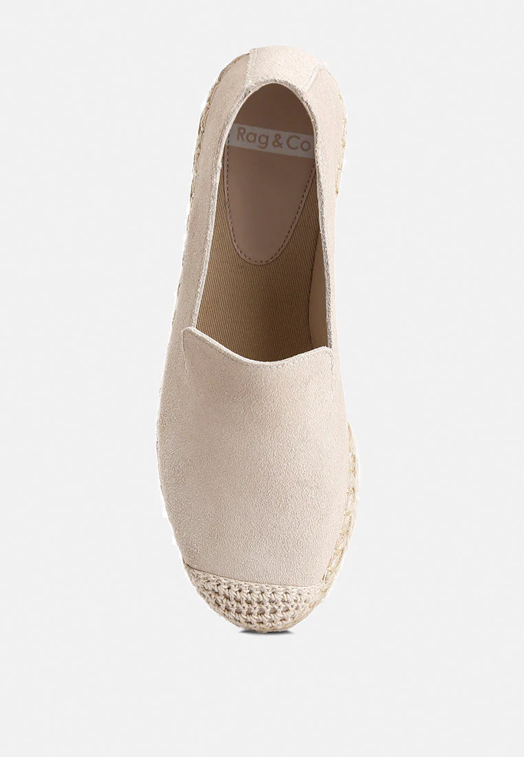 Ellerie Soft Suede Flatform Heel Espadrilles - Image 10