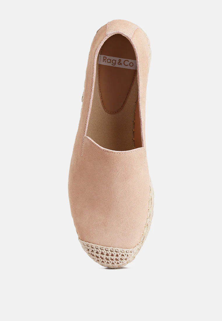Ellerie Soft Suede Flatform Heel Espadrilles - Image 4