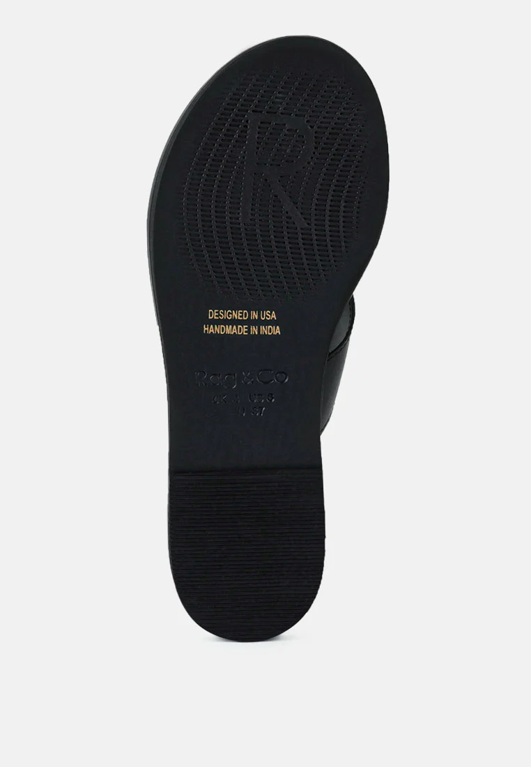 EUDORA Embellished Black Slip-ons - Image 8