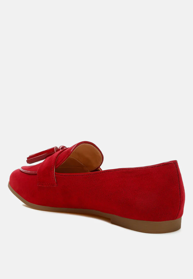 Folklore Micro Suede Tassel Loafers - Image 10