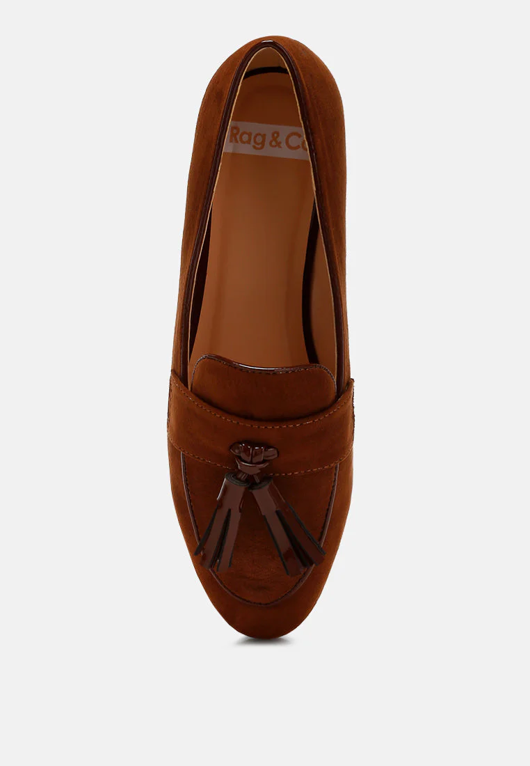 Folklore Micro Suede Tassel Loafers - Image 16