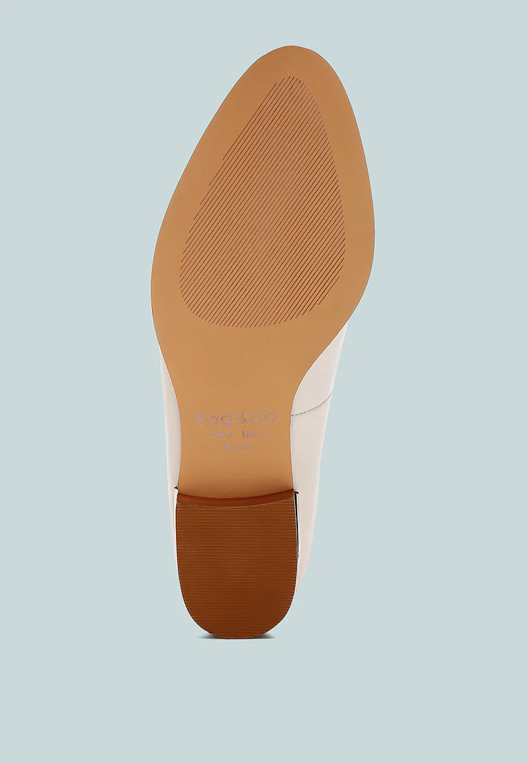 Gabassi Studded Genuine Leather Loafers - Image 5