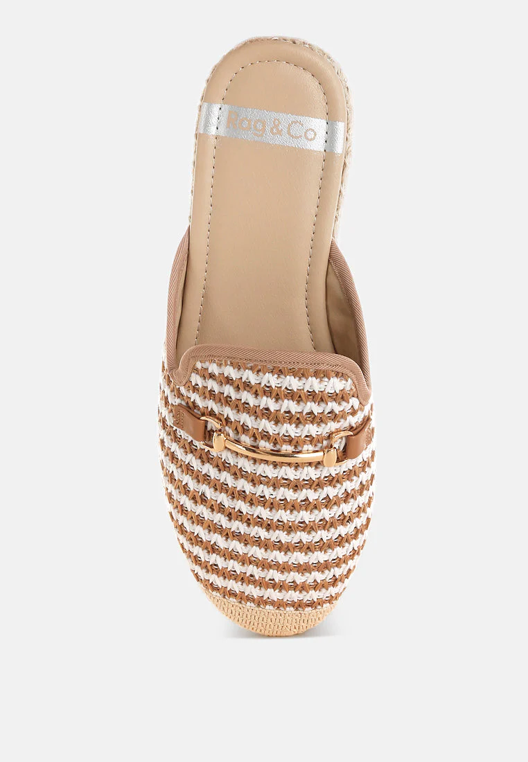 Himari Raffia Slip-On Mules - Image 4