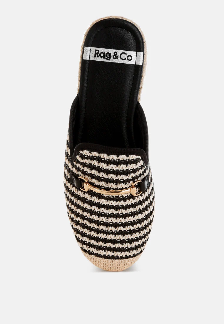 Himari Raffia Slip-On Mules - Image 9