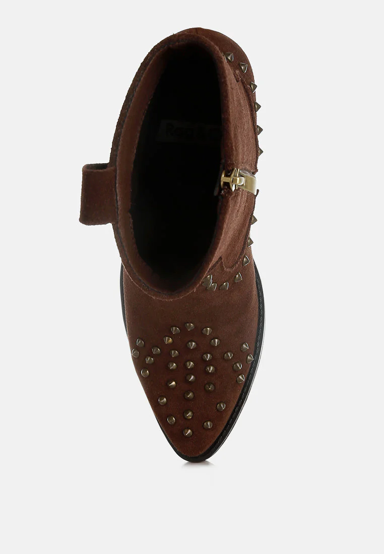 Hira Studs Embellished Cowboy Boots - Image 5