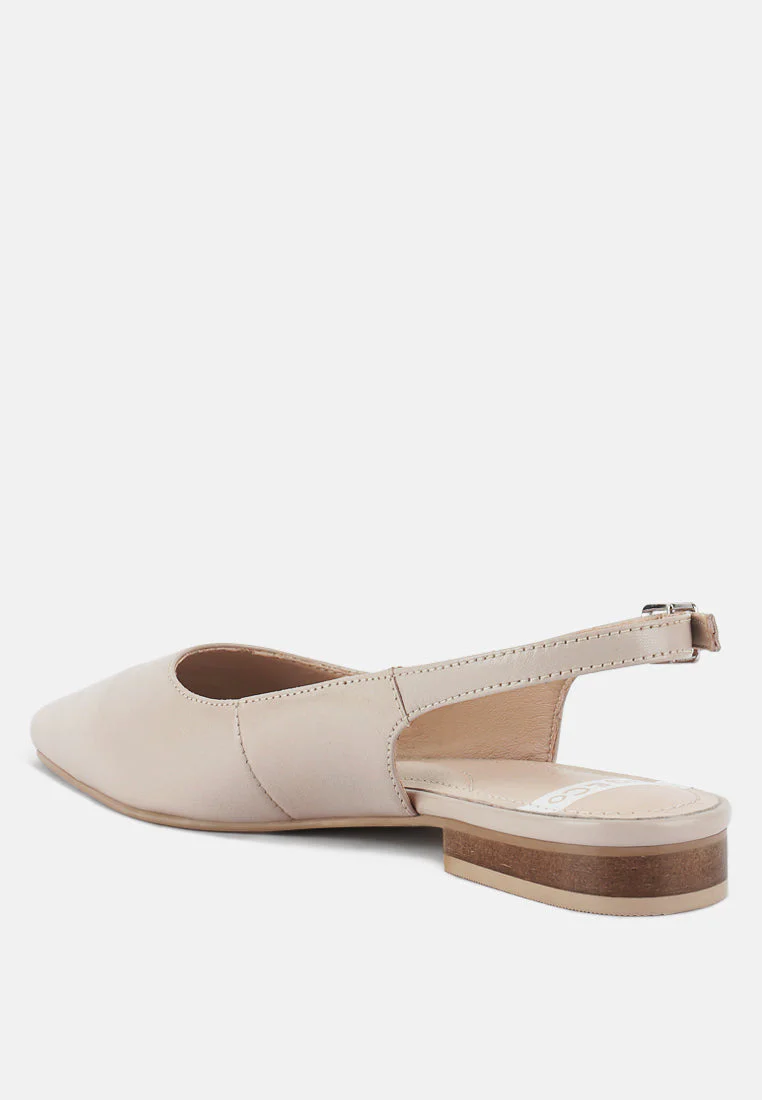 Hocane Genuine Soft Leather Slingback Sandals - Image 3