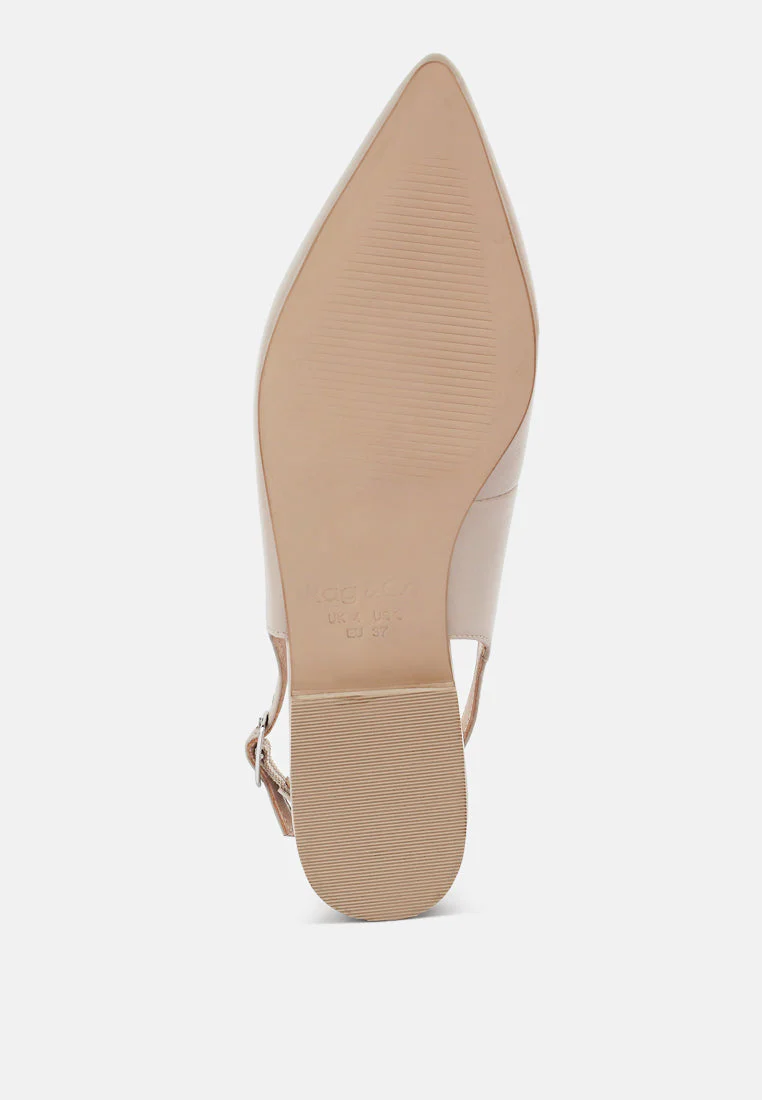Hocane Genuine Soft Leather Slingback Sandals - Image 5