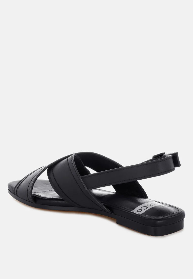 Jamon Classic Cross-Strap Buckled Flats - Image 12