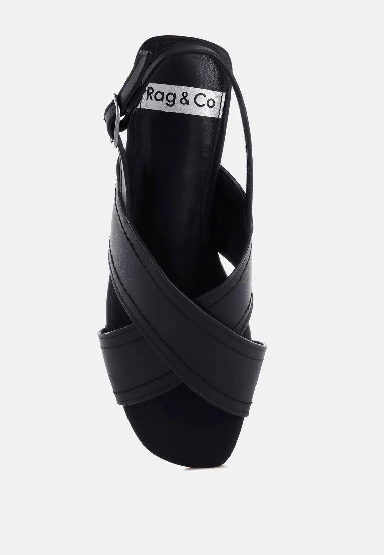 Jamon Classic Cross-Strap Buckled Flats - Image 13