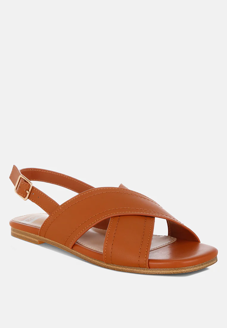 Jamon Classic Cross-Strap Buckled Flats - Image 3