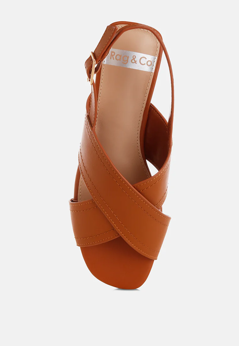 Jamon Classic Cross-Strap Buckled Flats - Image 5