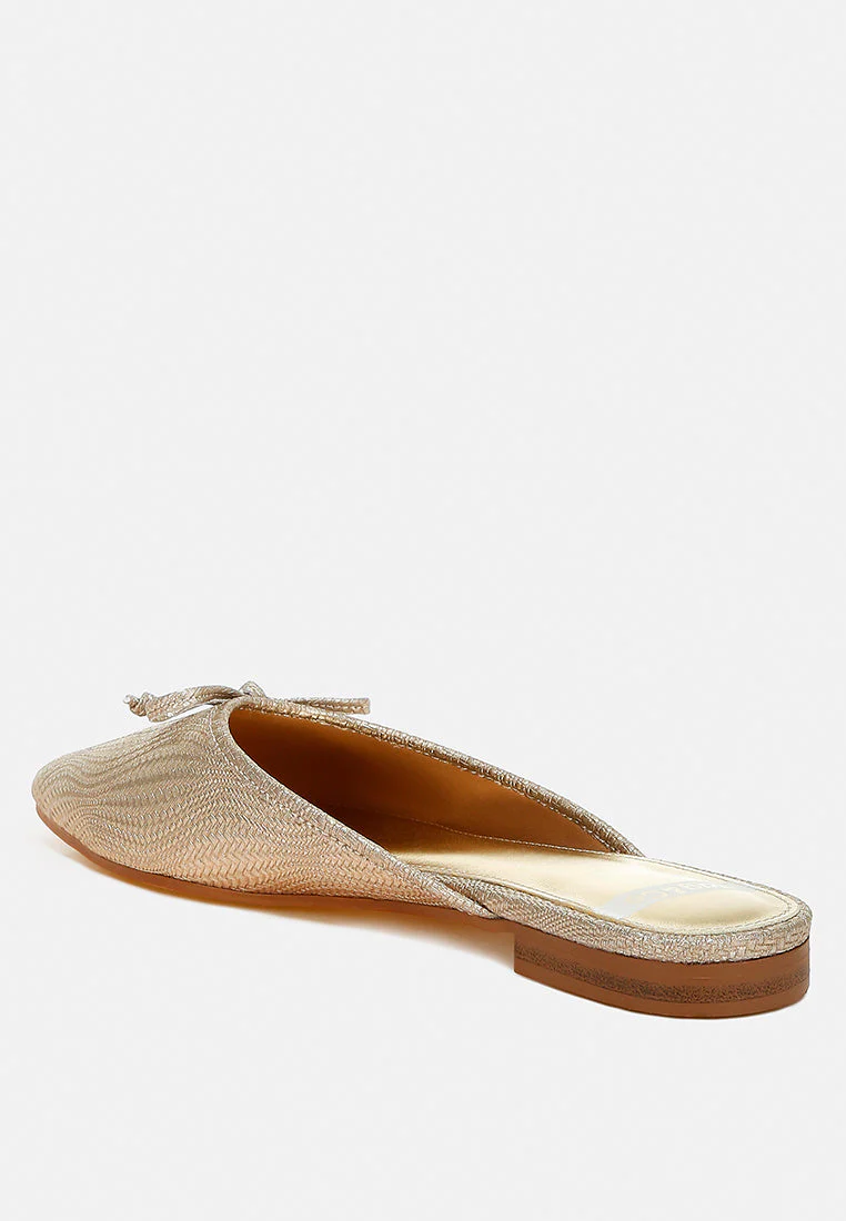 Jaylor Party Bow Slip-On Mules - Image 10