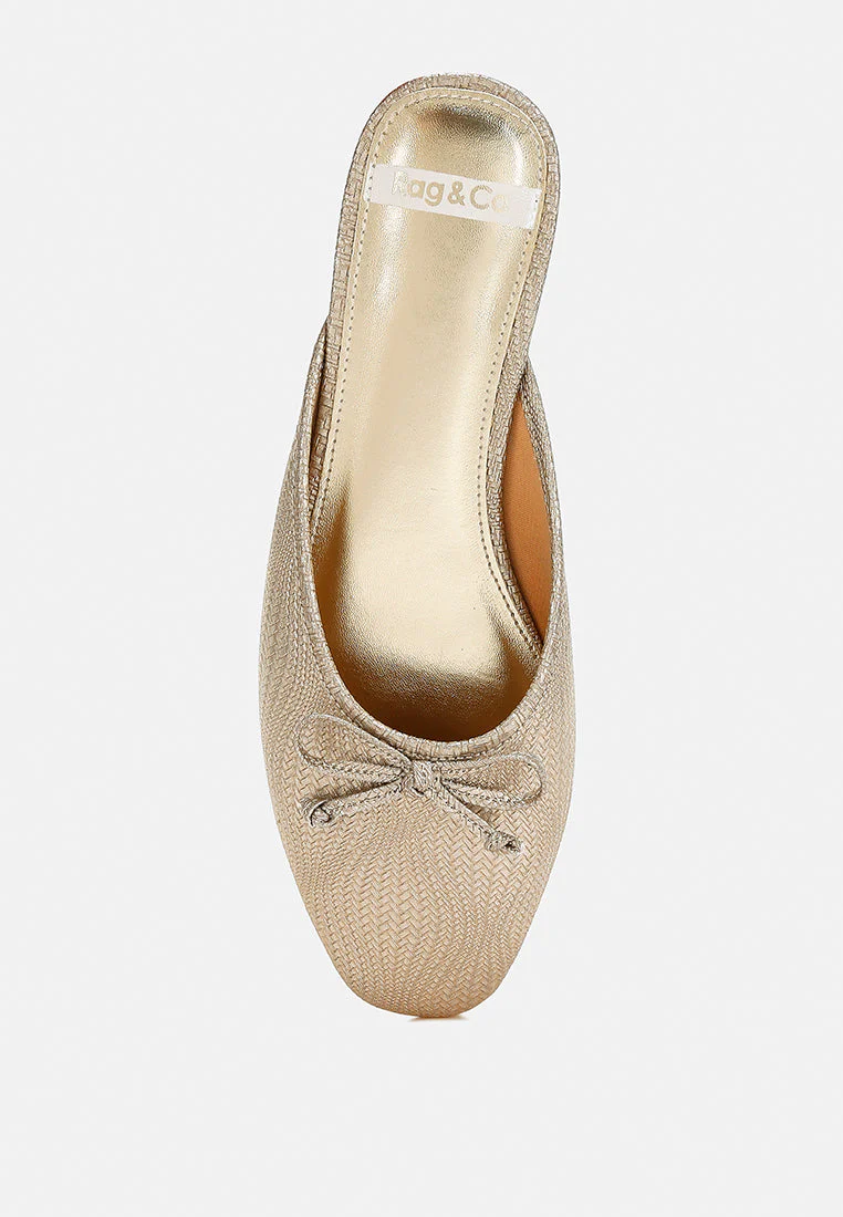 Jaylor Party Bow Slip-On Mules - Image 11