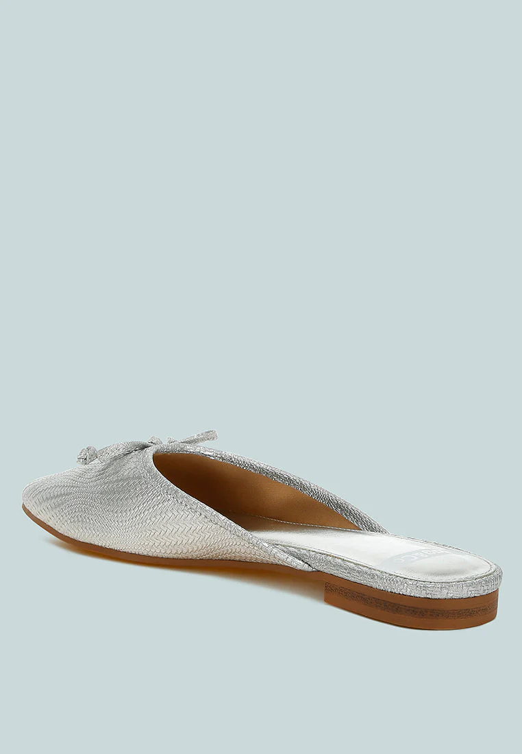 Jaylor Party Bow Slip-On Mules - Image 3